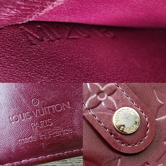 Louis Vuitton EUC Rouge Fauviste Collection Patent Burgundy Vernis French Wallet - Picture 3 of 12